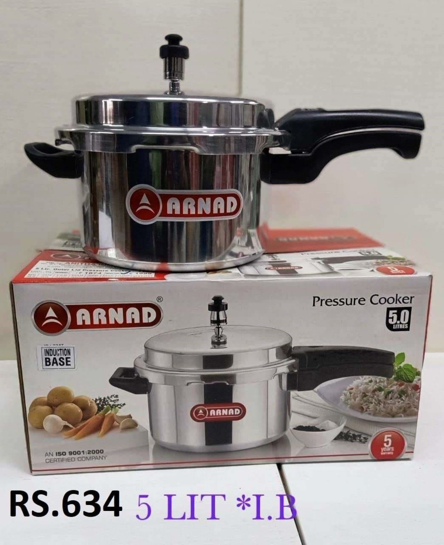 5 LTR INDUCTION BASE COOKER