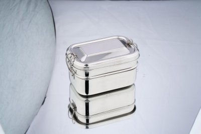 Double Decker Rectangle Lunch Box Small