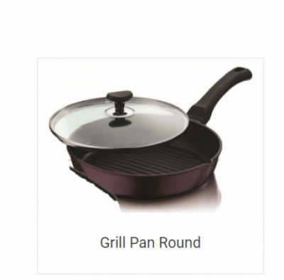 ROUND GRILL PAN W/GLASS LID